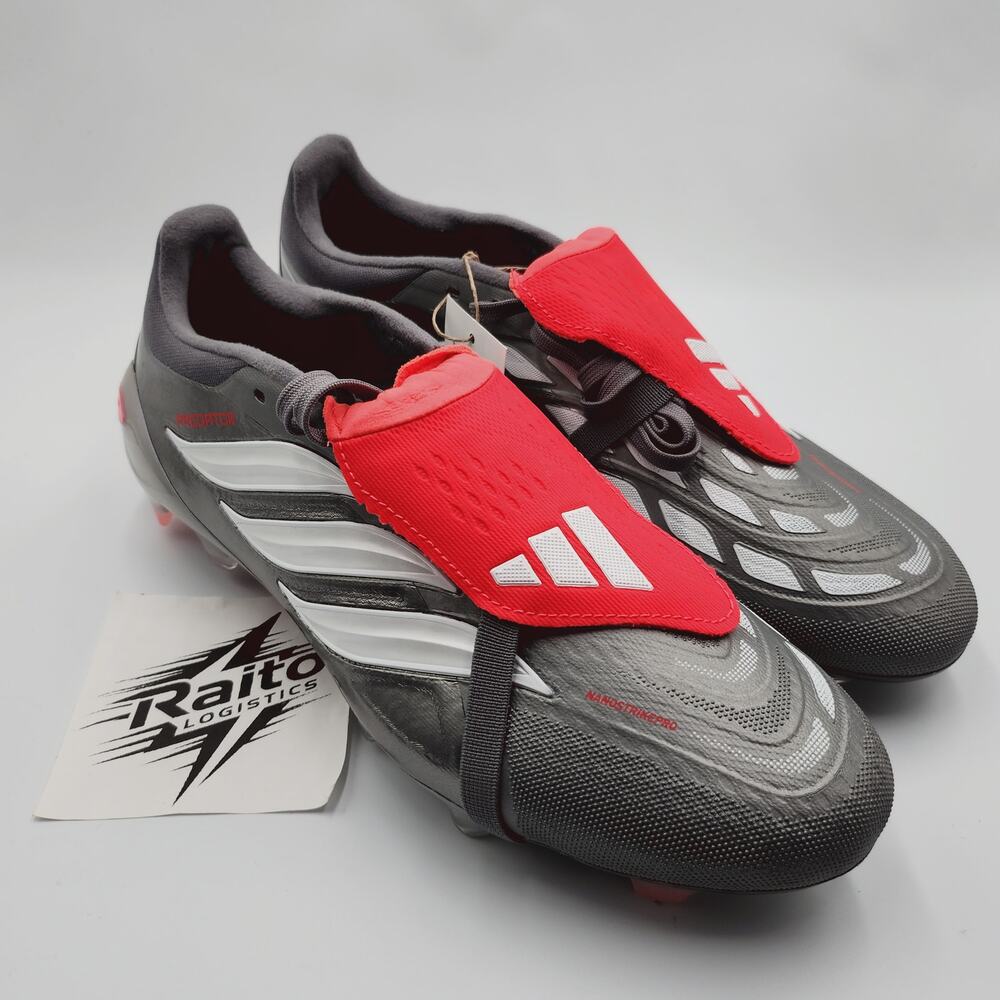 Mens Size 9.5 Adidas Soccer Cleats Predator Pro Fold-Over Tongue FG JR3324